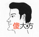 下巴尖端往上翘，下巴朝前好不好？