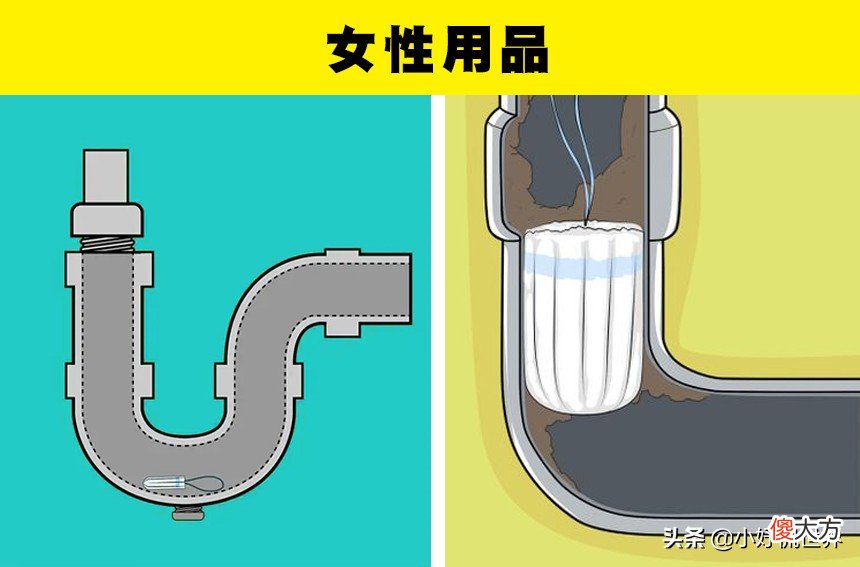 你不能丢入马桶和浴室下水孔的7件日常物品 马桶下面的孔怎么处理