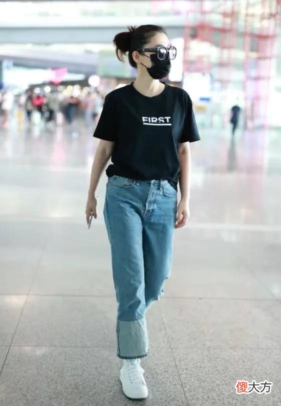 【就爱时尚】梅婷罕与丈夫走机场！穿得比老公还爷们，丈夫强者推行礼老师憨厚