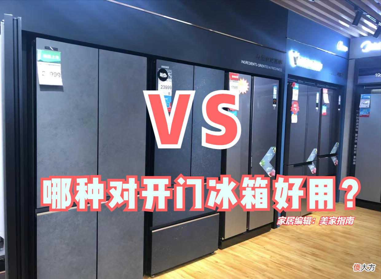 双对开门冰箱和十字对开门冰箱 双开门冰箱与十字对开门冰箱