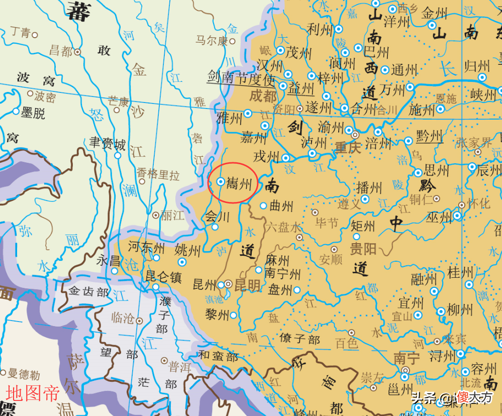 云南一带的南诏国 云南南诏古国