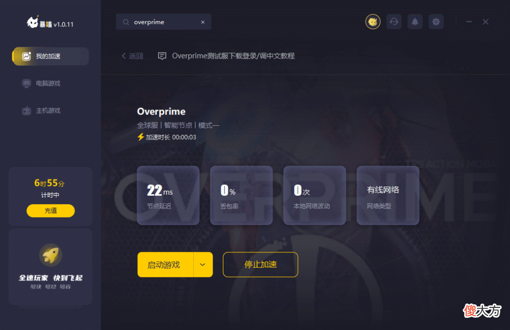 【游戏迷】steam新游戏《overprime》测试5月9日结束