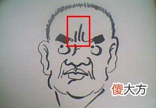 额头有皱纹,脑门皱纹