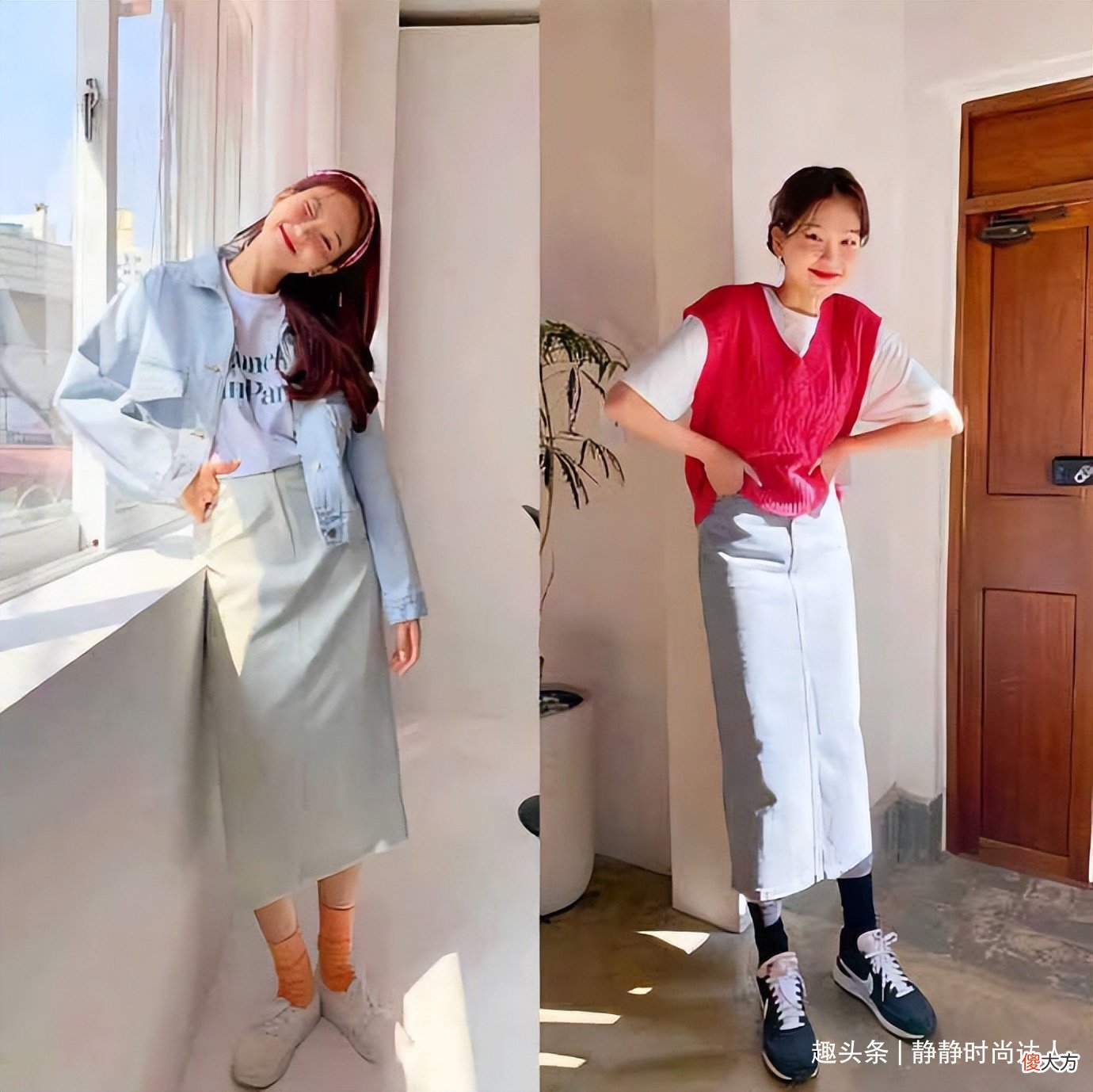 【时尚一点】韩国女人变时尚的秘密：初夏“糖果色”穿搭更亮眼，温柔高级