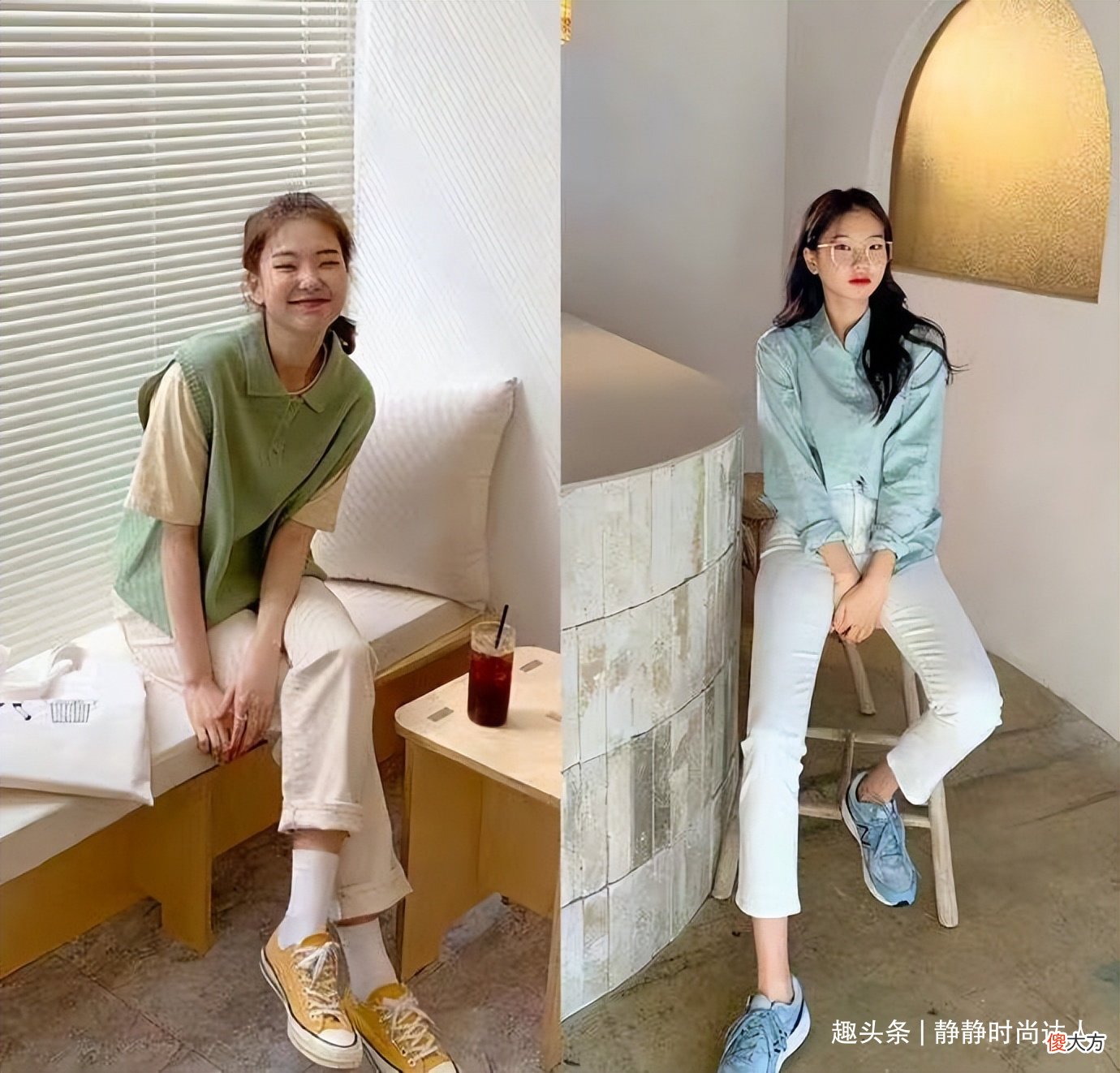 【时尚一点】韩国女人变时尚的秘密：初夏“糖果色”穿搭更亮眼，温柔高级