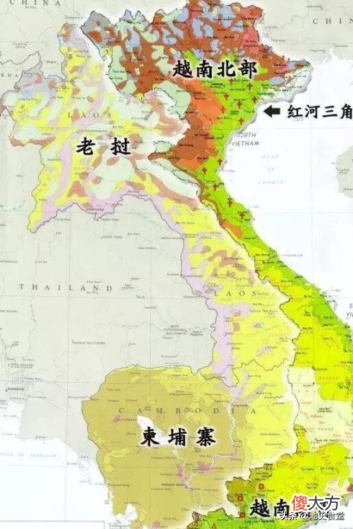 越南绘制的全国地图 越南画的中国地图