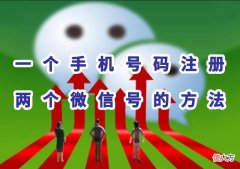 一个手机号码注册两个微信号的方法 怎样一个手机号码注册两个微信号