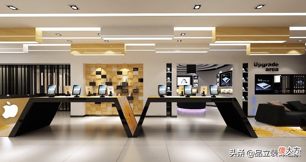 手机专卖店装修展示设计效果图 今年最流行的手机店装修效果图