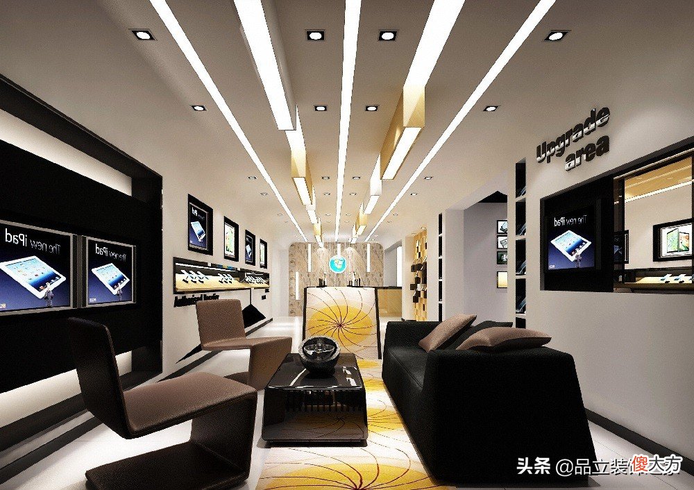 手机专卖店装修展示设计效果图 今年最流行的手机店装修效果图