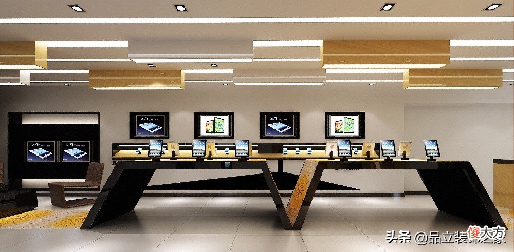 手机专卖店装修展示设计效果图 今年最流行的手机店装修效果图