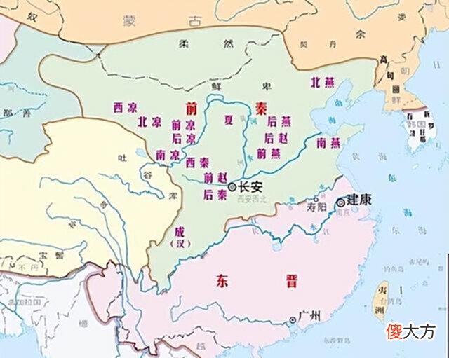 【爱历史】从地图看十六国的演变: 中国最混乱的时代, 是如何走向统一的
