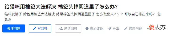 可以用棉签帮它爽爽吗 棉签能不能用