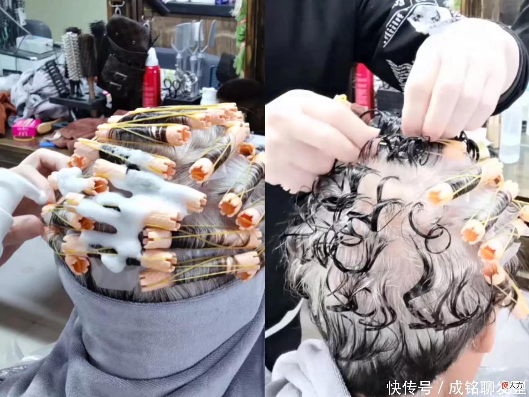 【就爱时尚】老人白发多发量少，试试这款冷烫小卷发型，不伤发好打理又显发量