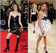 【就爱时尚】谷爱凌再登红毯风格大变！穿LV抹胸皮裙高调亮相，却没有生图惊艳