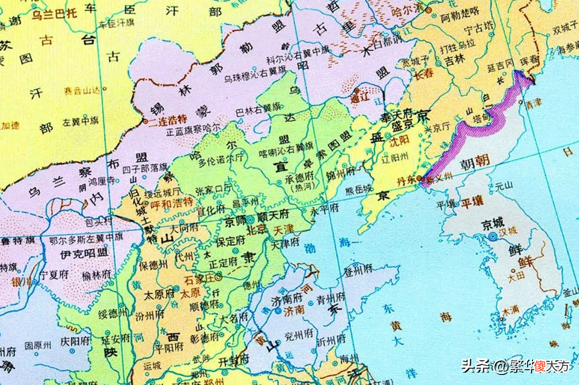 热河省的区划调整 热河省行政区划图