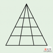 你在这个拼图中看到了多少个三角形 这个图形有几个三角形拼成