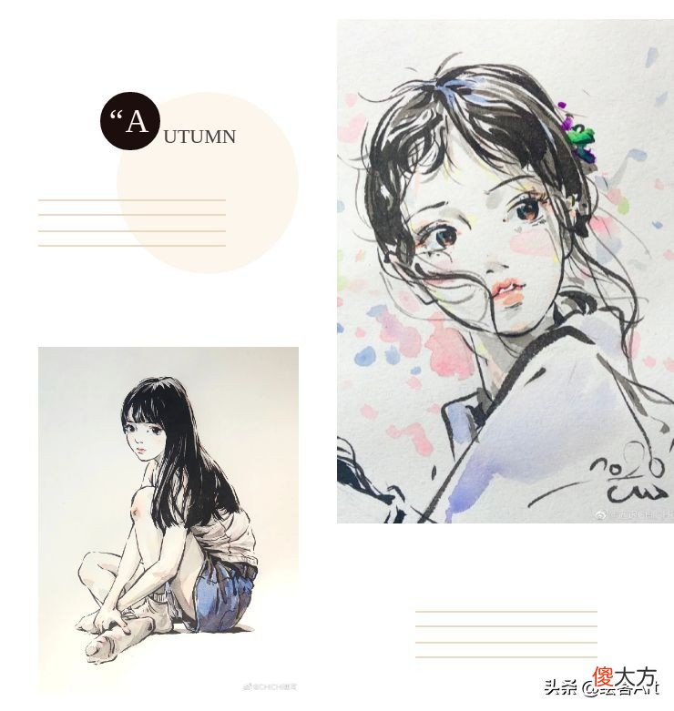 把美少女画成水墨漫画 水墨漫画怎么画