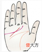 感情线上有一条线深划之线穿过是什么意思？