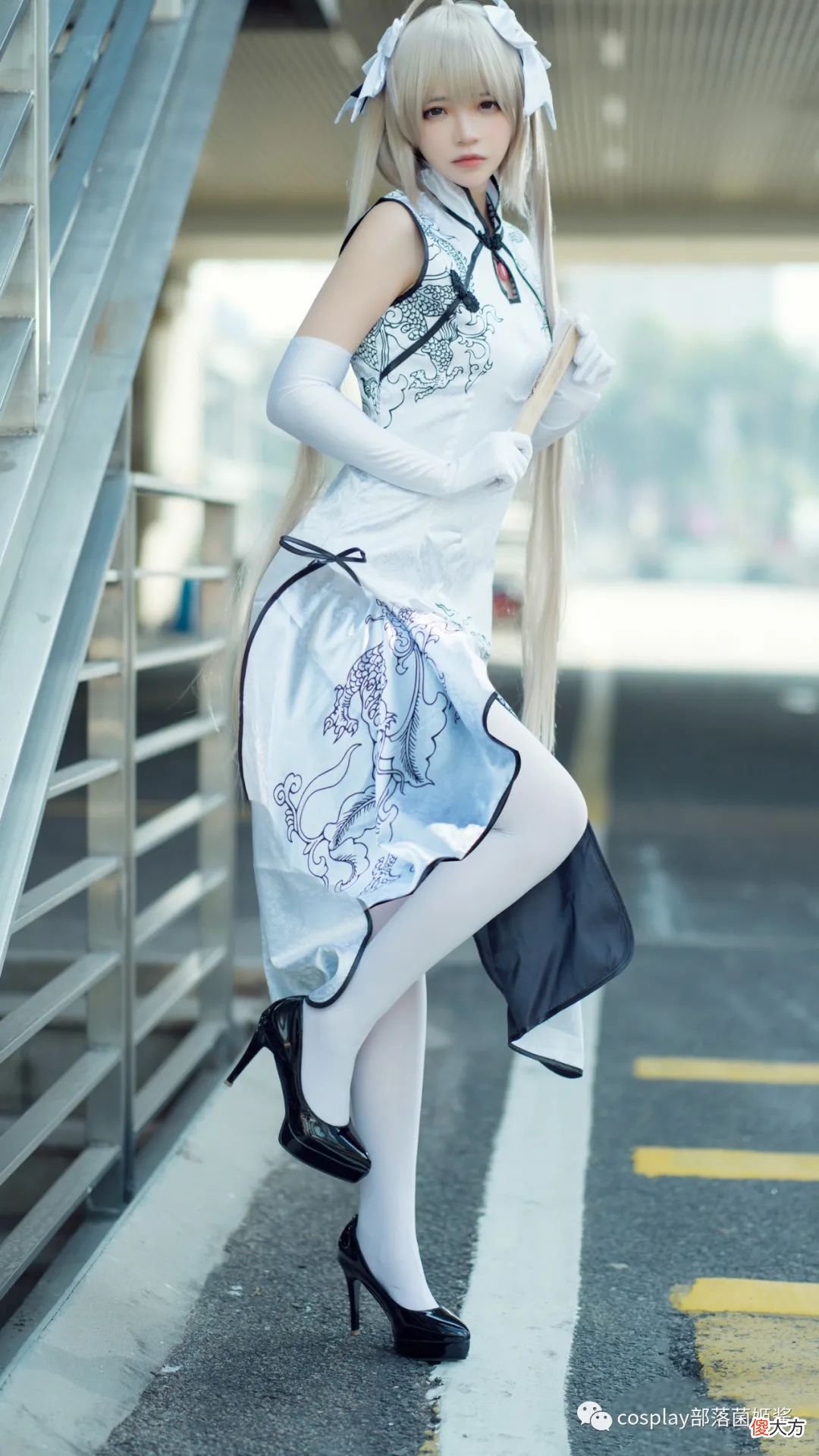 【就爱时尚】cos：穹妹旗袍唯美场照@疯了个猫
