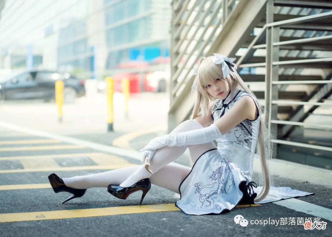 【就爱时尚】cos：穹妹旗袍唯美场照@疯了个猫