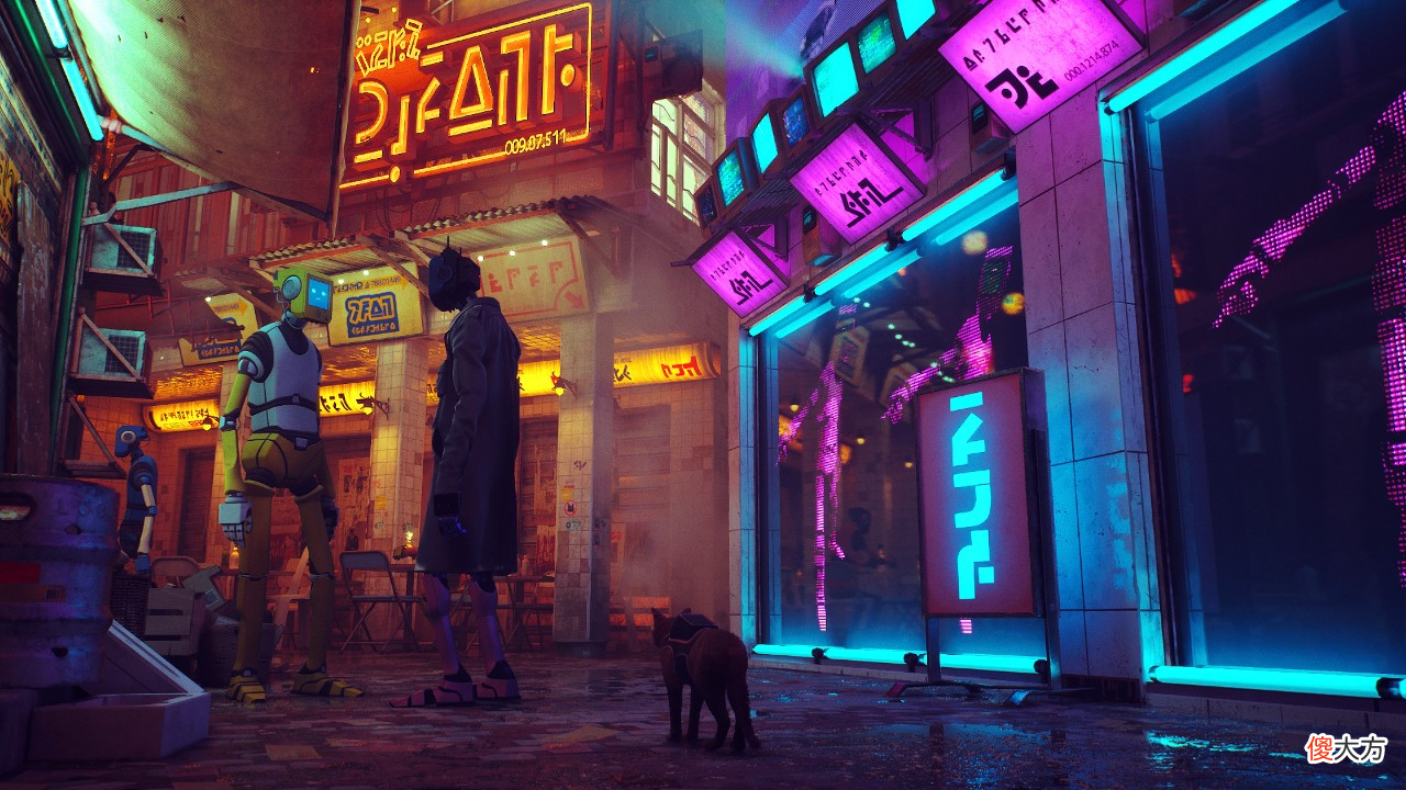 【游戏世界】独立游戏《Stray》确认今年夏天推出，一款在赛博朋克世界里的流浪猫模拟器