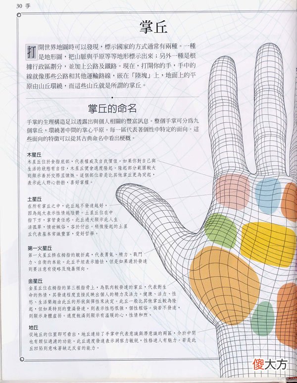 《手相学习百科》-掌丘