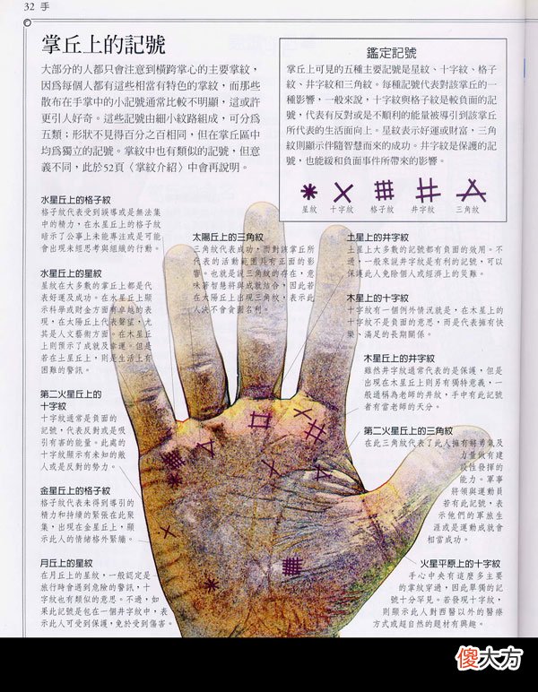 《手相学习百科》-掌丘