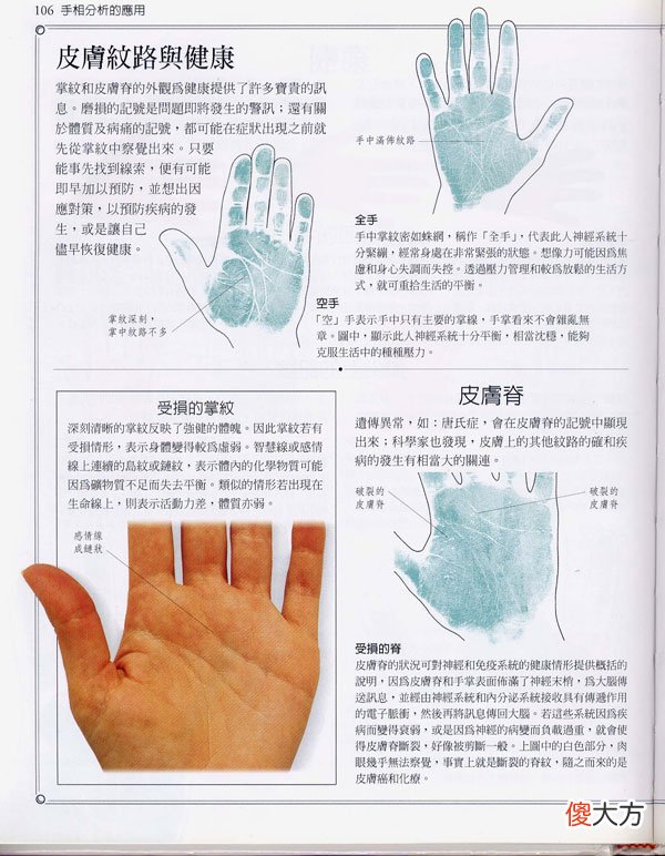 《手相学习百科》-手相健康记号
