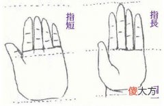 手指长短预示性格好坏