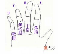 手指弯曲看你的性格命运