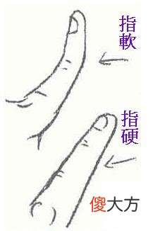 手指软硬看做事风格