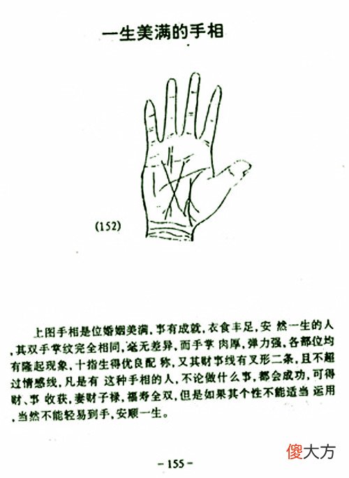 一生美满的手相