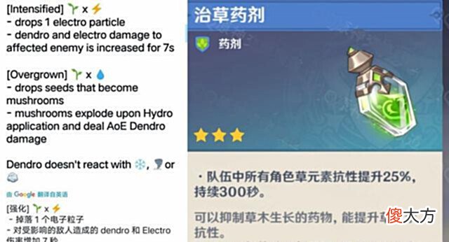 【游戏迷】原神: 果然, 对草元素的演示事情上, 外网有人说尝试过了, 改的!