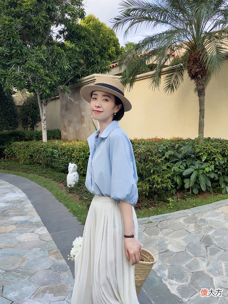 【时尚一点】夏日穿搭，一件“衬衫”就能搞定，搭配半身裙或者牛仔裤，超好看