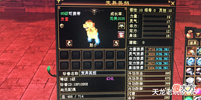 【游戏世界】天龙怀旧: 欧皇的世界你不懂! 天若出2907顶变英招, 卖家百万到手