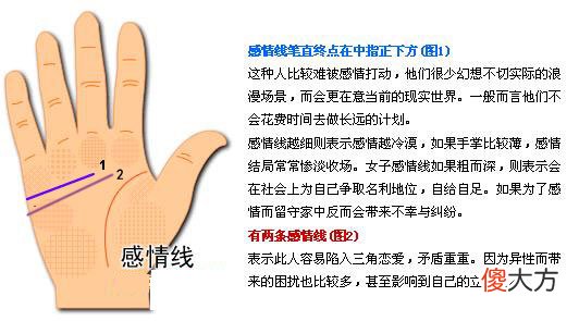 最详细的女人手相图解