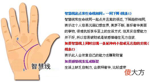最详细的女人手相图解