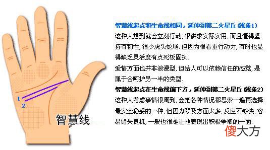 最详细的女人手相图解