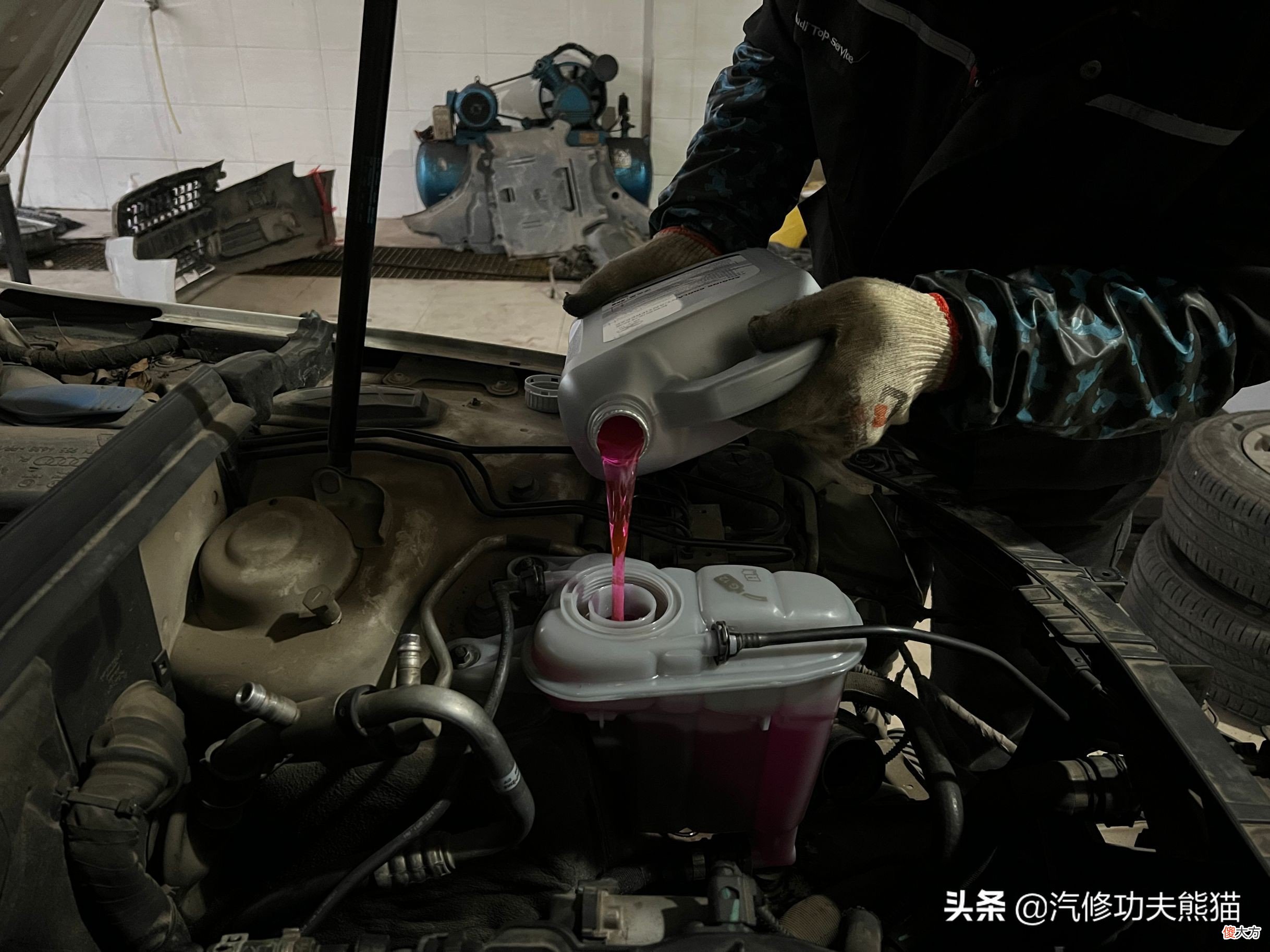 翻新一台烧机油的事故奥迪A4 新款奥迪a4烧机油