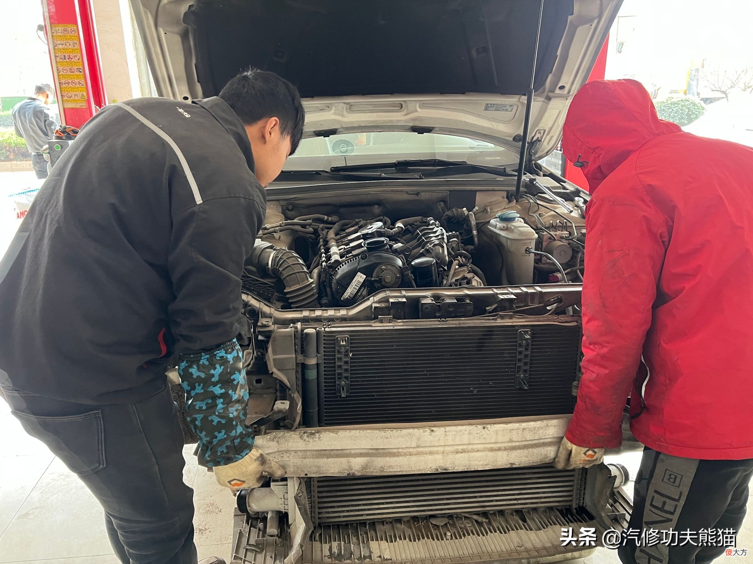 翻新一台烧机油的事故奥迪A4 新款奥迪a4烧机油