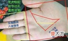 关于手相中的三角纹