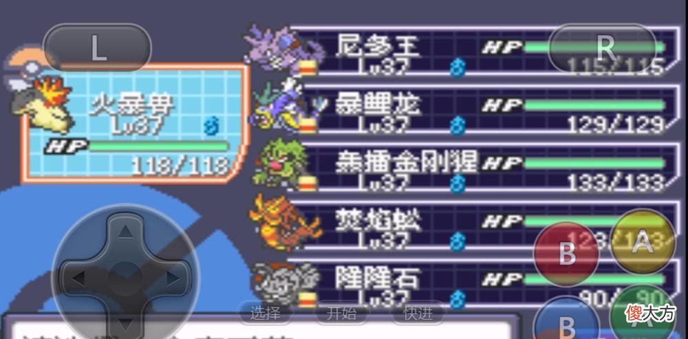 【游戏世界】口袋妖怪究极绿宝石5.3版本如何通关第四火系道馆