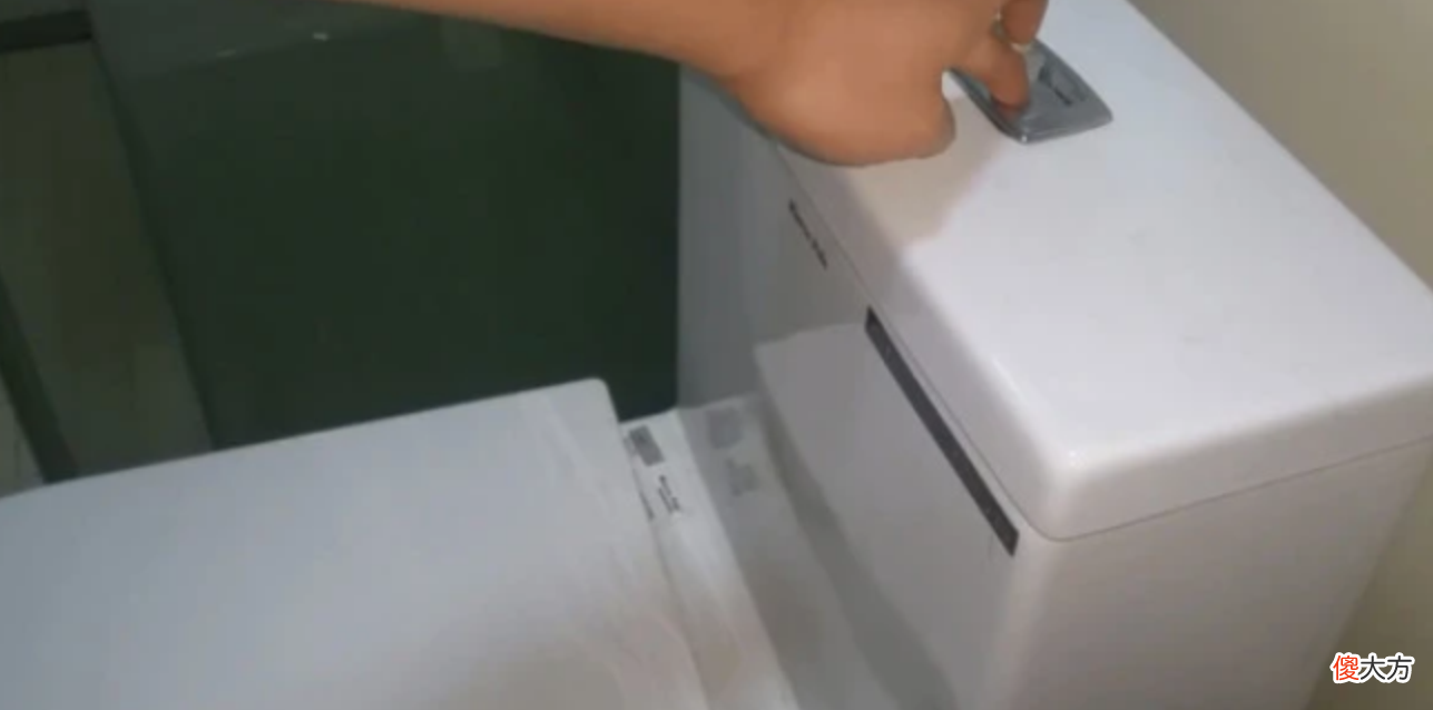 马桶盖上的小机关 马桶上的开关
