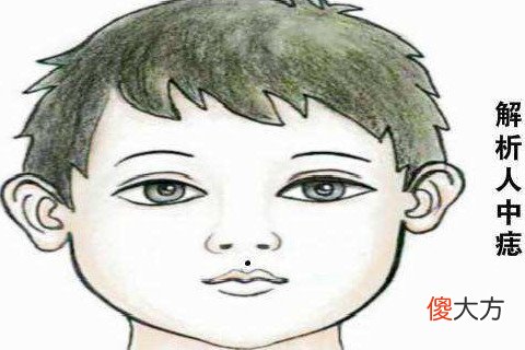 人中长痣代表了什么