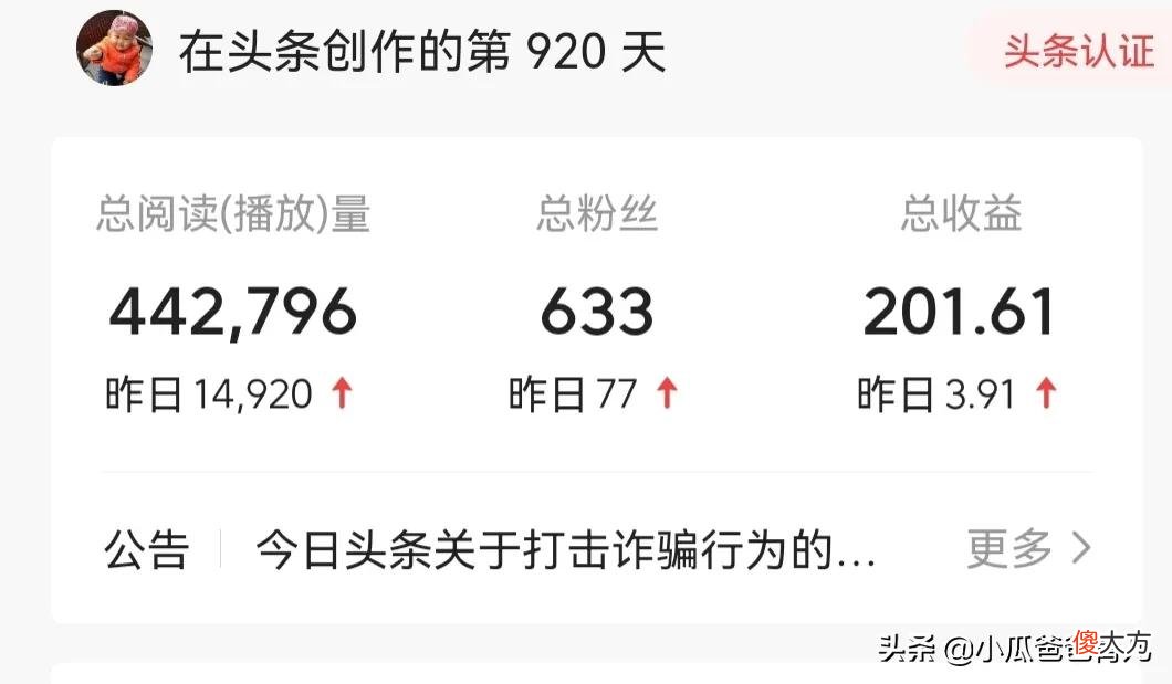 我在头条赚到了200块钱 头条能赚钱