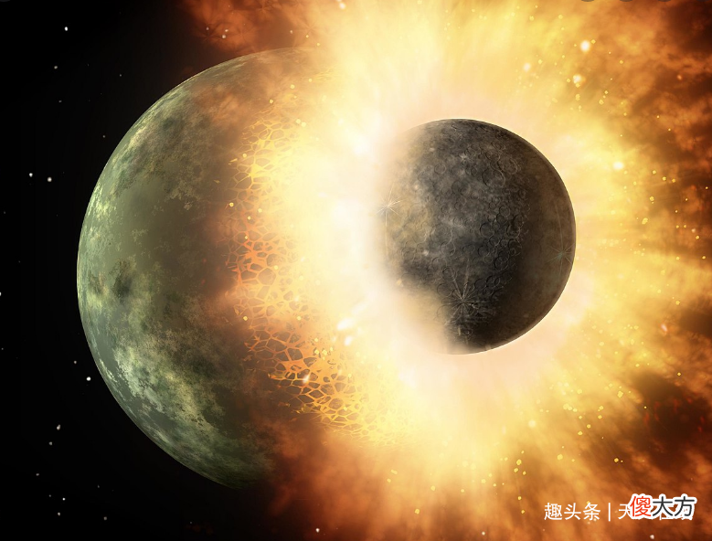 ?真的是天地大冲撞，月球般大小撞击，火星和地球就形成了