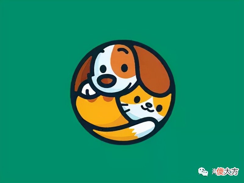 令人兴奋的小狗logo500例 小狗狗logo