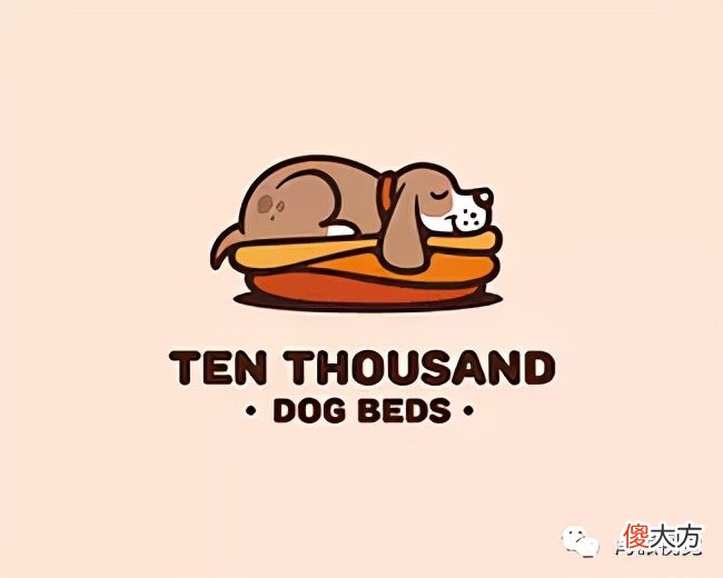 令人兴奋的小狗logo500例 小狗狗logo