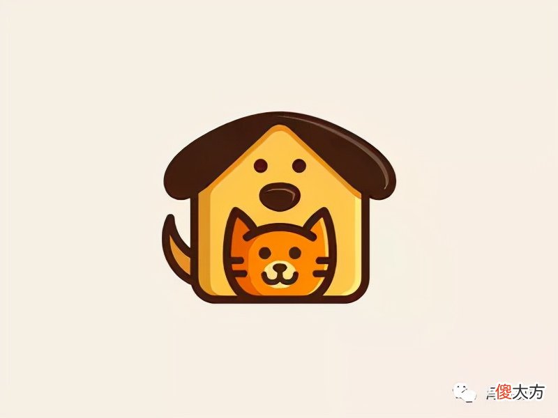 令人兴奋的小狗logo500例 小狗狗logo