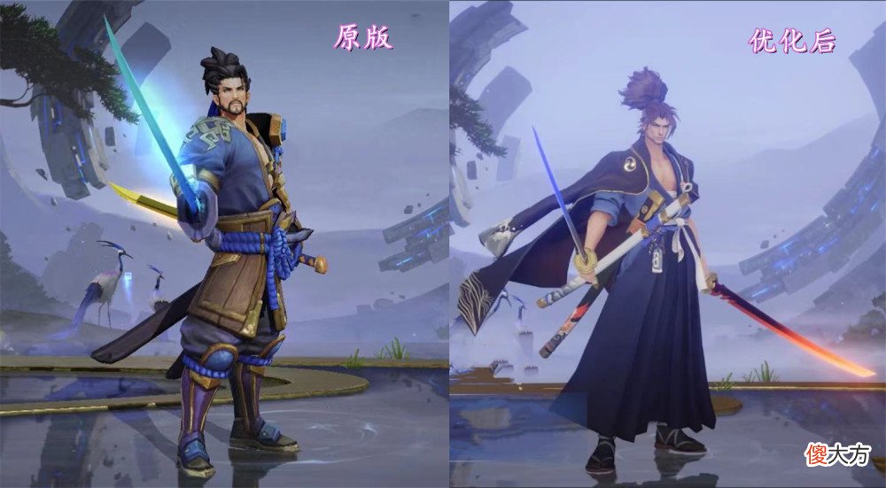 【游戏世界】王者荣耀：宫本武藏全皮肤优化调整，原皮效果堪比史诗皮肤